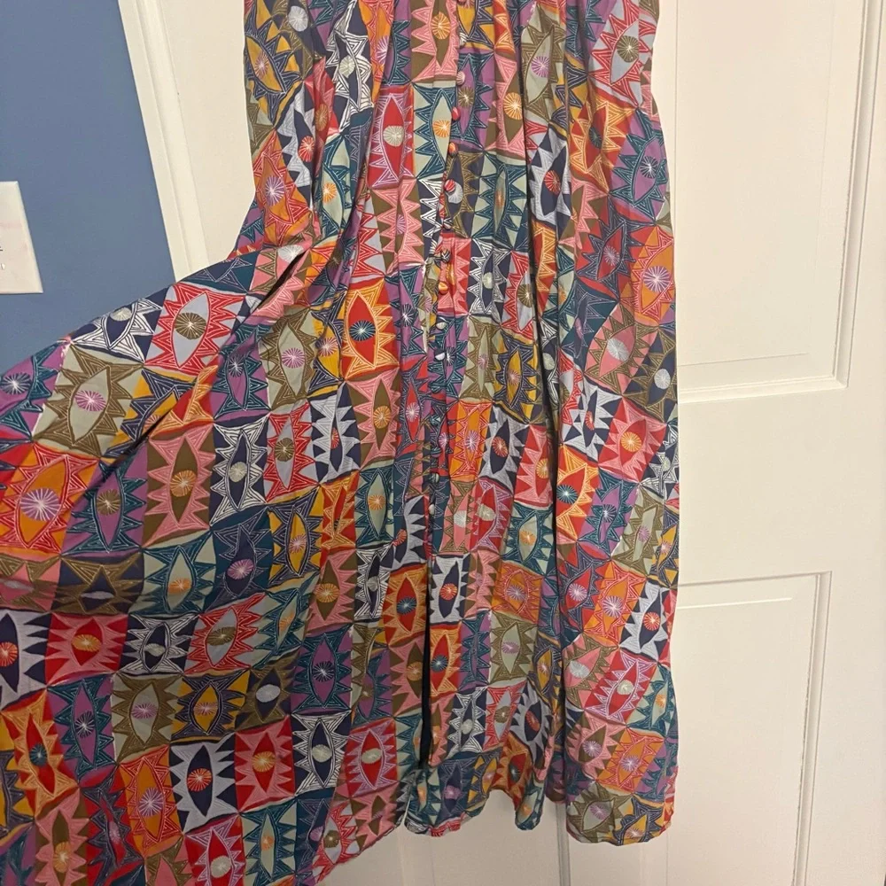 Anthropologie Katerina Button-Front Dress: Nancy McKie Edition - Picture 10 of 11